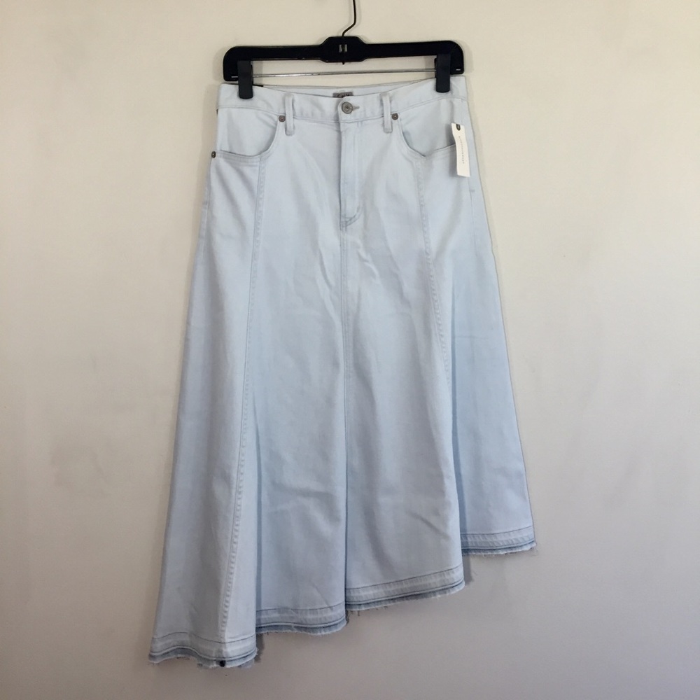Citizen of Humanity Raquel Flounce Frayed Skirt - Picture 2 of 8